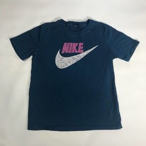 Nike Swoosh Logo Tee Shirt Womens Size Small Green